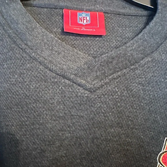 XL NFL SF49ers dark gray sweatshirt - Picture 6 of 7